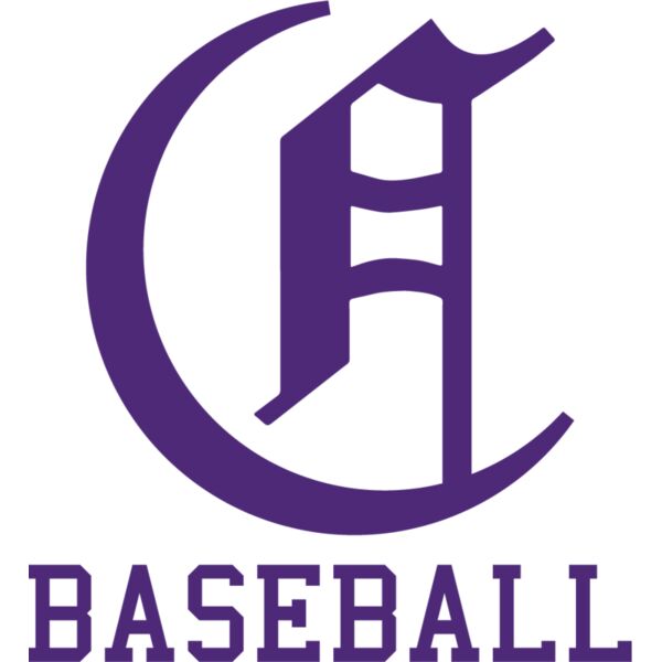 Old C Baseball 3in Purple Thumbnail