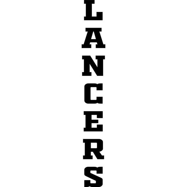 LANCERS Vertical Sweats Black Thumbnail