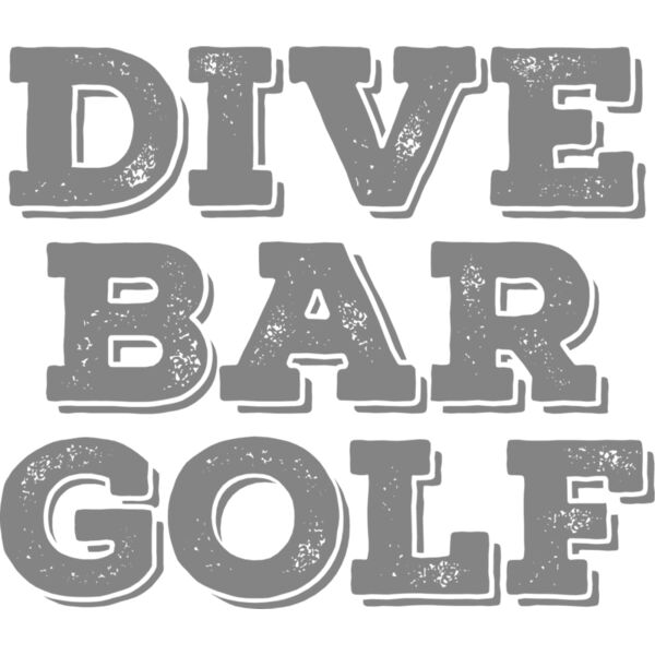 Dive Bar Golf Distressed Grey Thumbnail