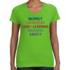 Women's V-Neck Fine Jersey Tee Thumbnail